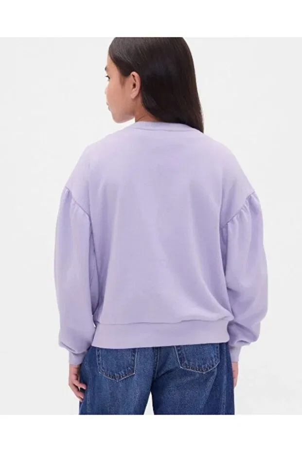 Детские свитшот для девочек с пайетками Gap Kids, Purple — фото 4