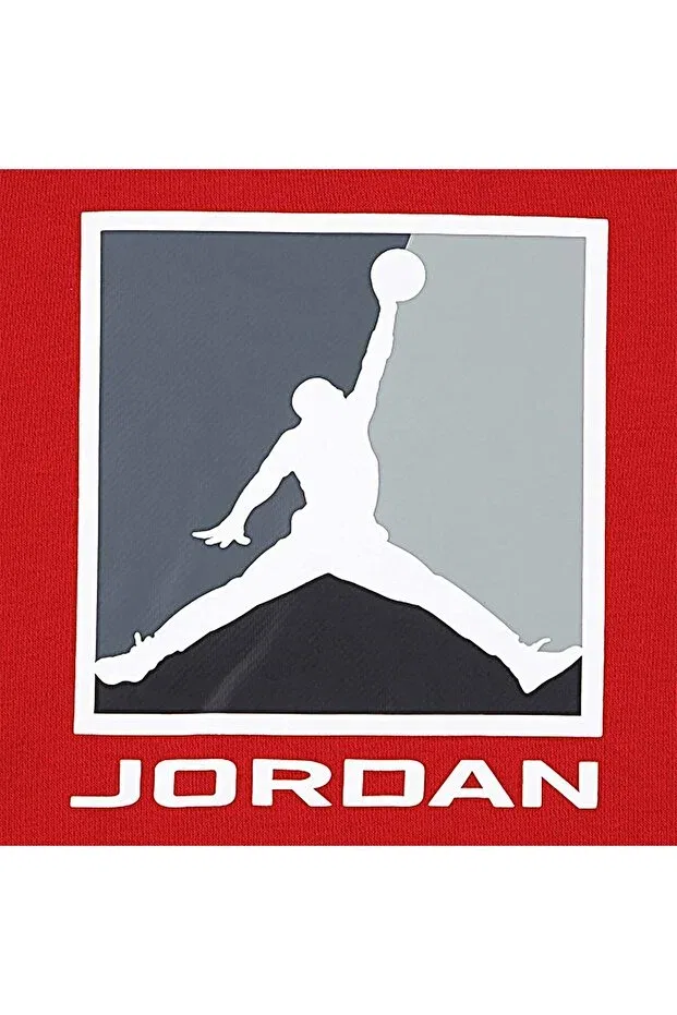 Детское худи для девочек с длинным рукавом Jordan Essential Baseline Kids' Red Sweatshirt Nike, R78 — фото 3