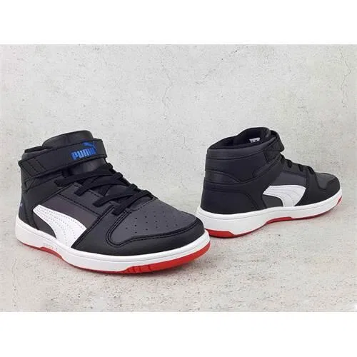 Детские кроссовки с высоким верхом Rebound Layup Sl V Ps Puma, Schwarz — фото 4