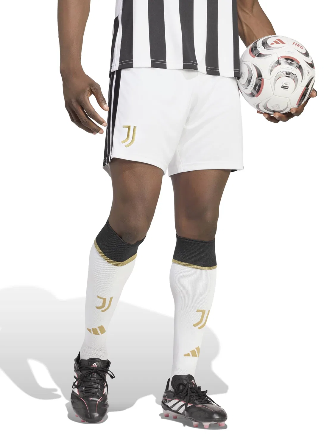 Спортивные шорты Adidas Performance Regular Workout Pants Juventus Turin 26/27 белого цвета — фото 2