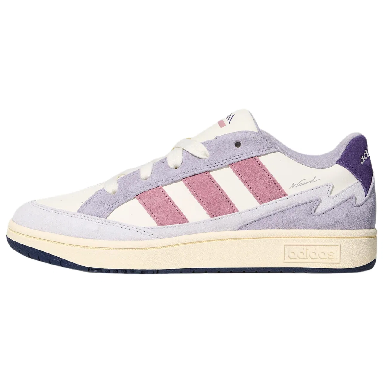 Детские кроссовки для скейтбординга Adidas WCARD ADV, Jade White/Magical Purple Pink/Honor Gray