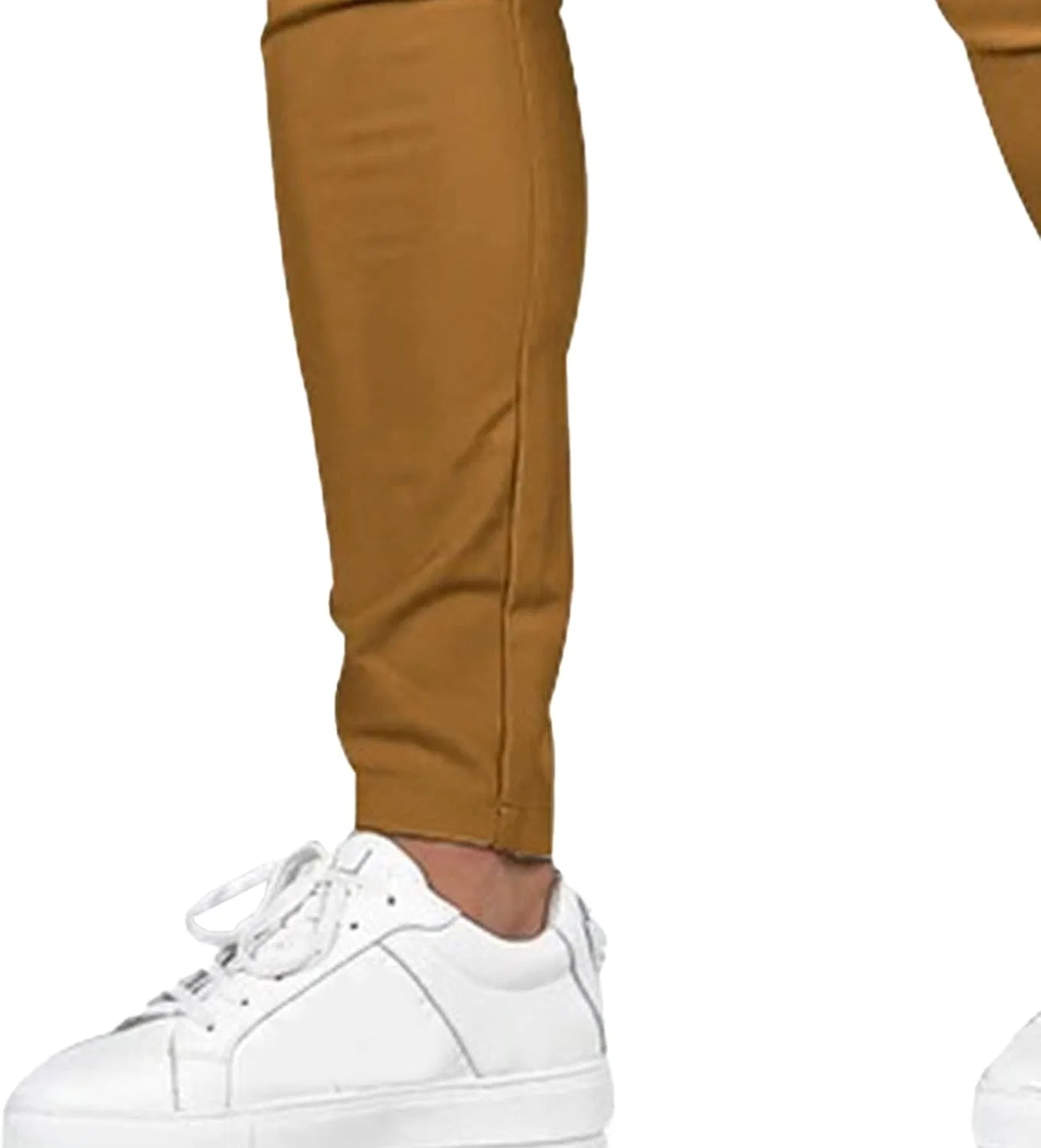 Мужские брюки чинос с зауженным кроем, Stretchy Twill, жёлтый — фото 2