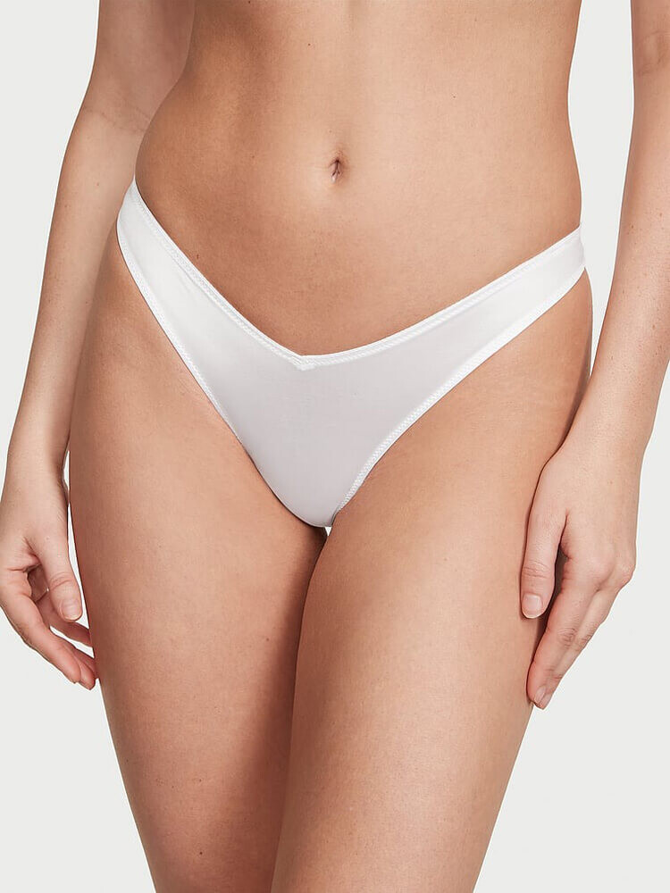 Трусы Victoria's Secret Very Sexy Strappy-Back High-Leg, белый — фото 2