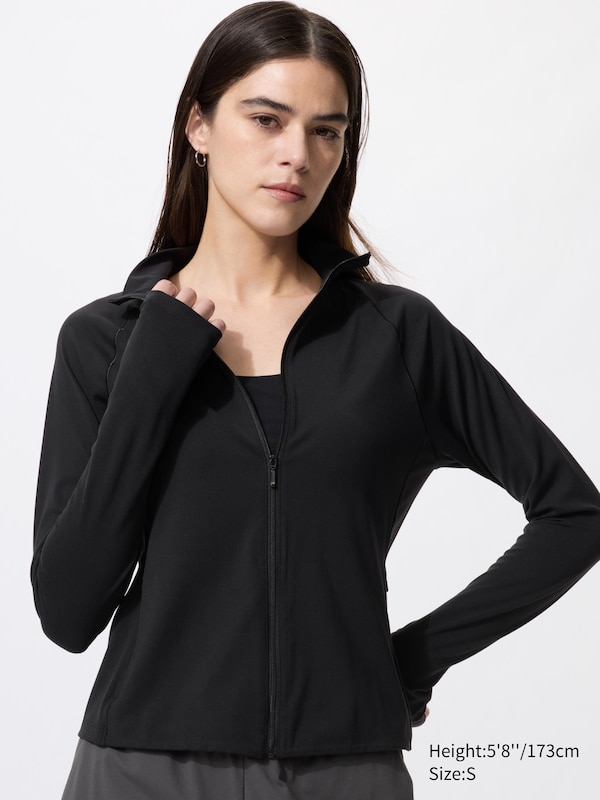 

Активная куртка Ultra Stretch на молнии Uniqlo, 09 black