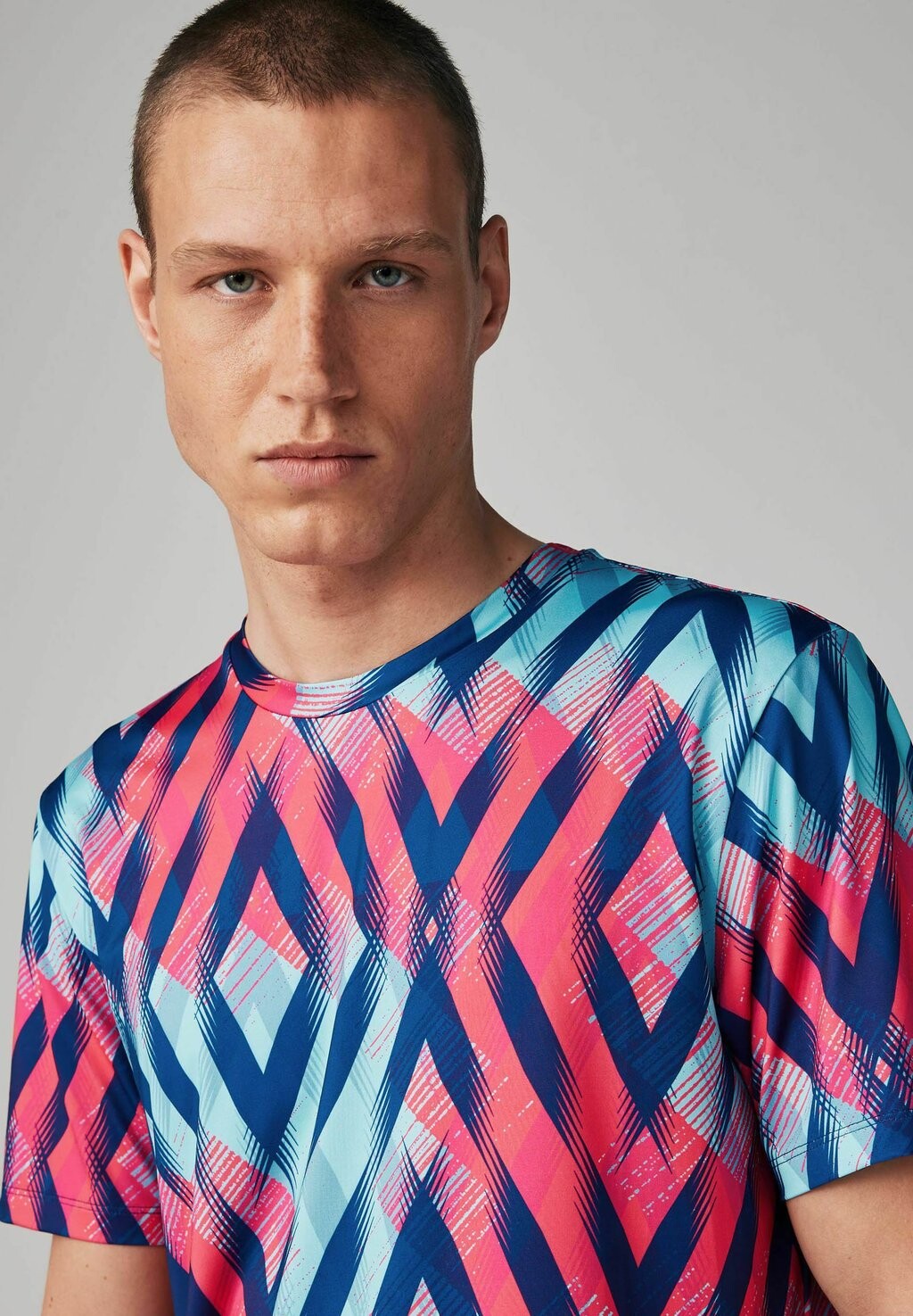 

Футболка с принтом ACTIVE TIE DYE Next, светло-голубой