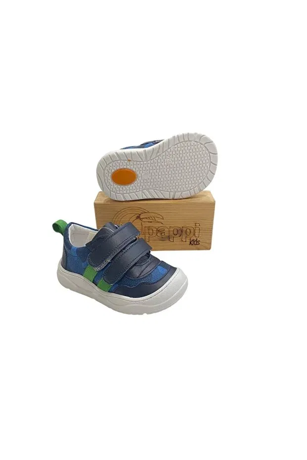 Детская обувь ортопедическая Pappikids, Navy Blue — фото 2