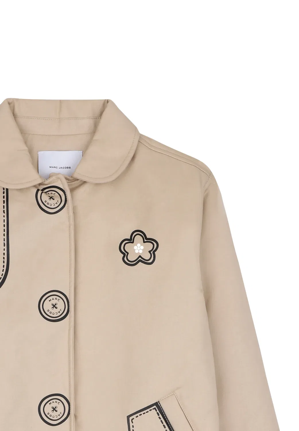 Тренч - тренчкот Marc Jacobs Kids, Honey — фото 4