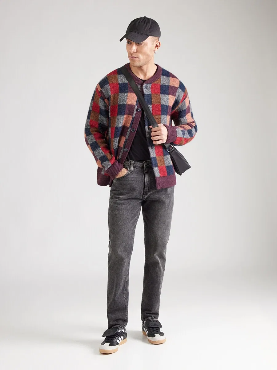 Джинсы LEVI'S Regular '502 TAPER' из черного денима — фото 4