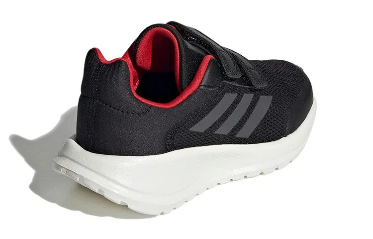 Детские кроссовки для бега с липучкой Tensaur Run K Adidas, черный — фото 4