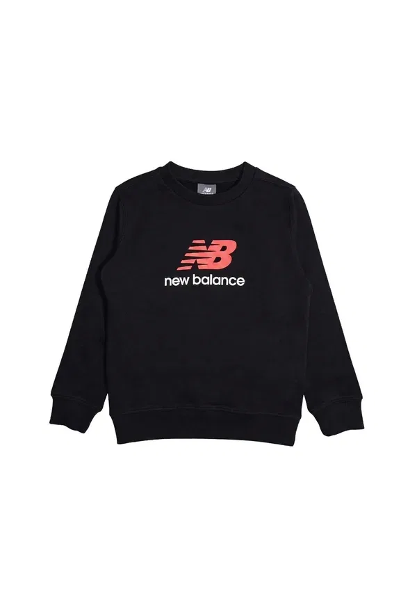 Худи с принтом Felpa girocollo New Balance, черный