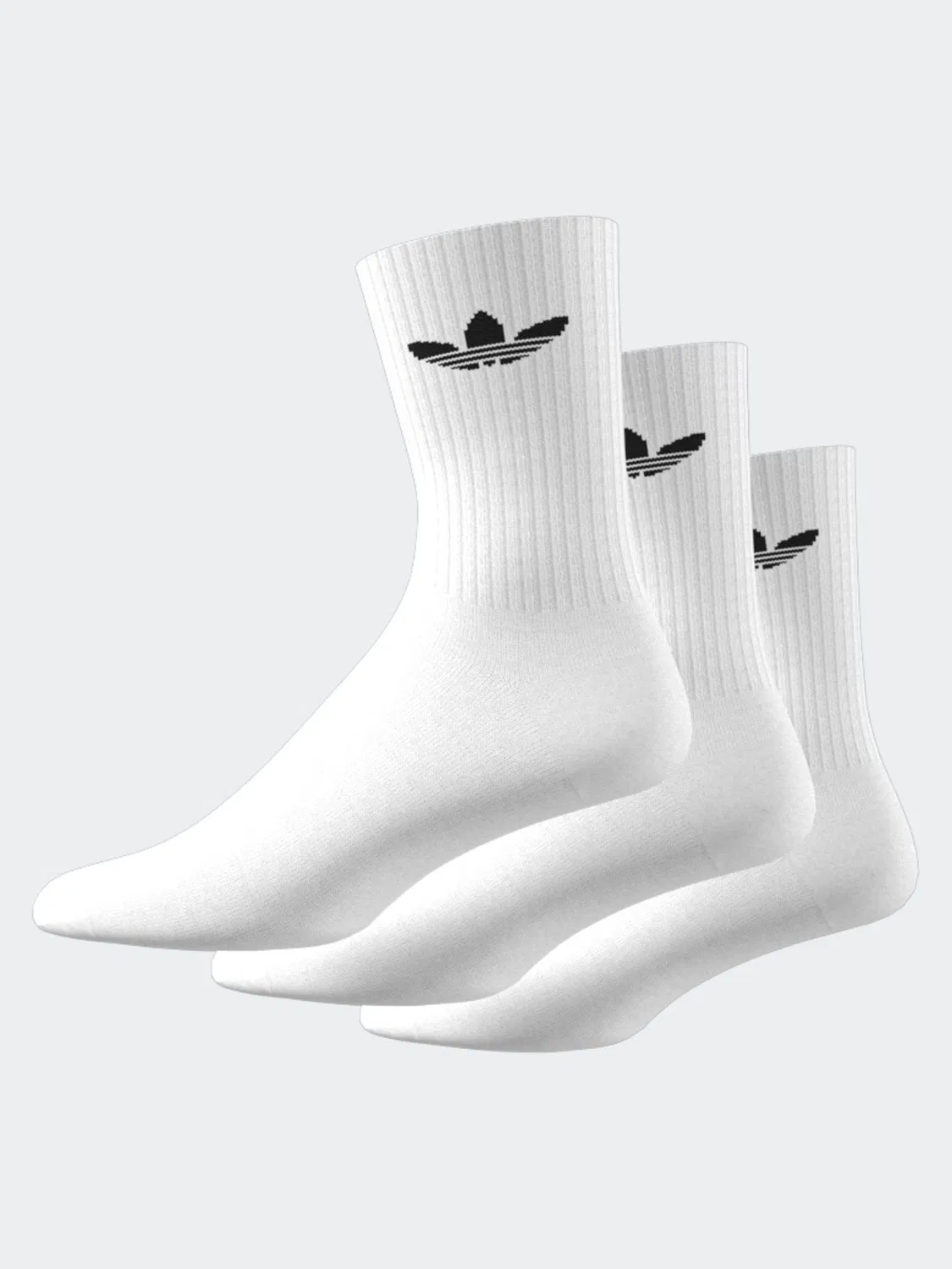 Носки с амортизацией, adidas Originals Cushion Crew adidas originals, Off White — фото 2