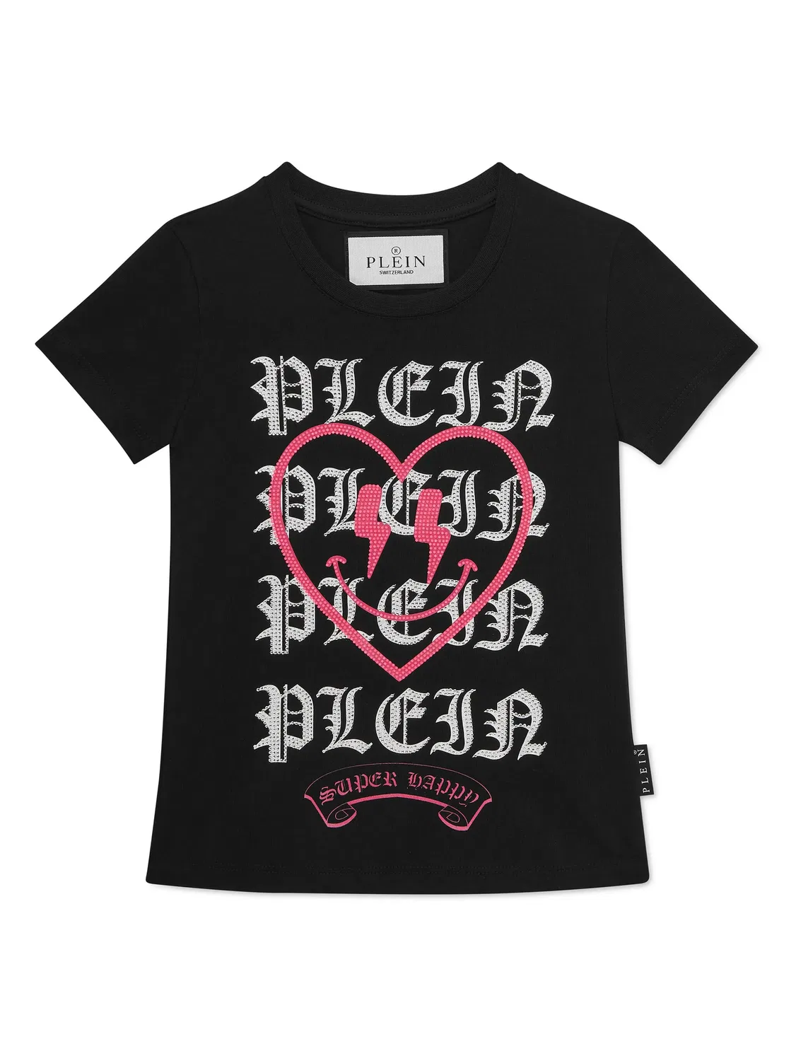Philipp Plein Футболка с принтом сердца