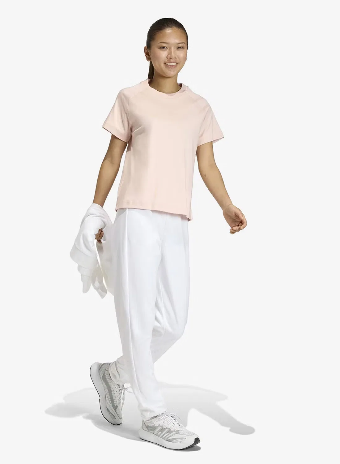 Футболка с принтом Soft lux Adidas, синий — фото 4