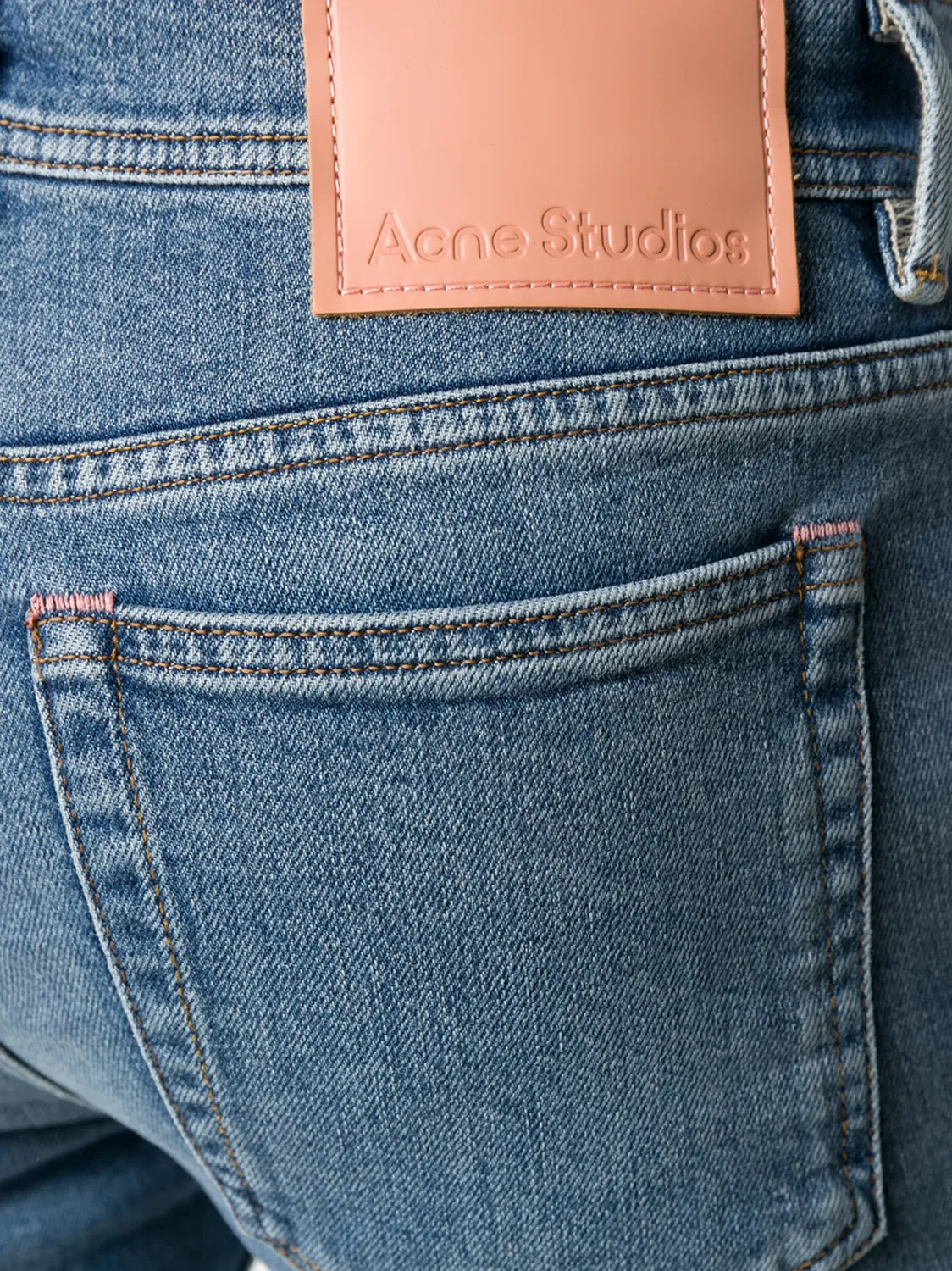 Узкие джинсы North Acne Studios, синий — фото 3