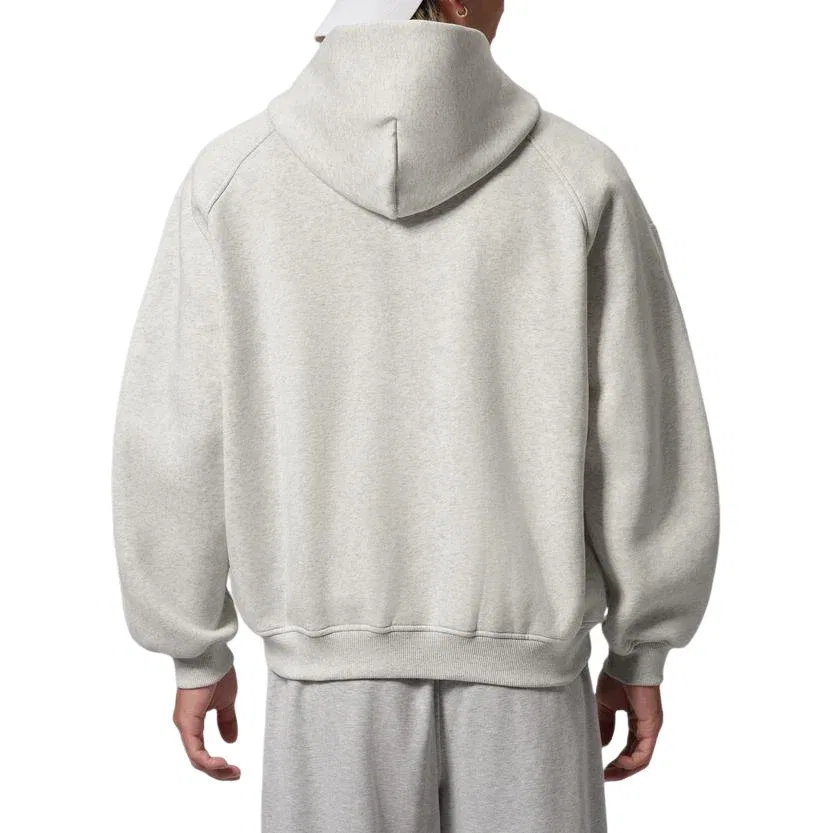 Мужское худи Air Jordan Brooklyn Oversized Fleece Full-Zip Hoodie 'Neutral Grey Photon Dust' Jordan, Neutral Grey/Htr/Photon Dust — фото 2