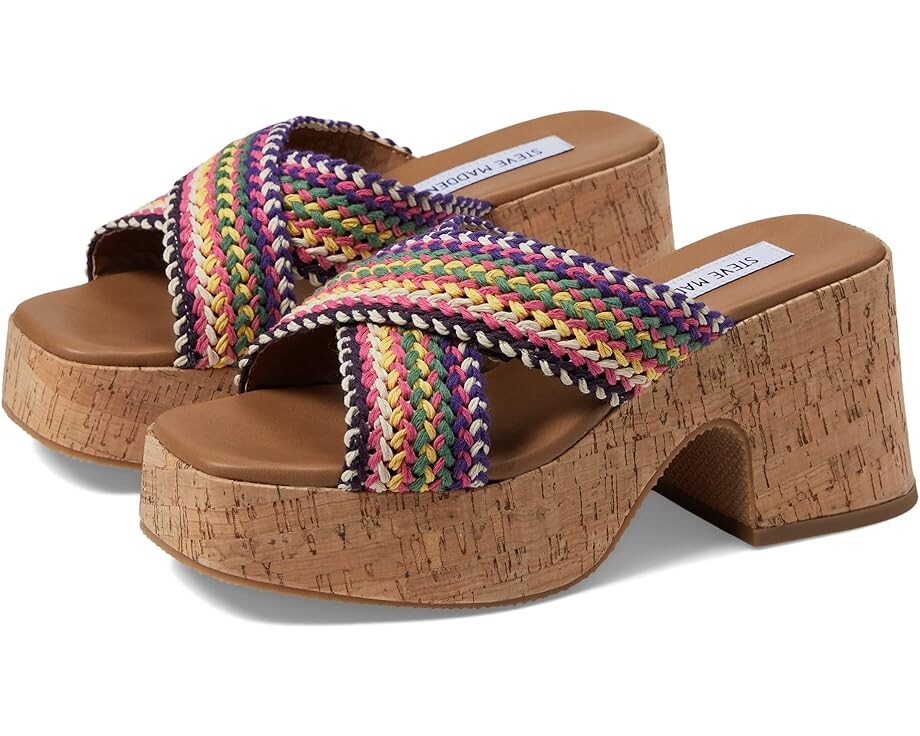 

Сандалии Steve Madden Rosy Wedge, цвет Bright Multi