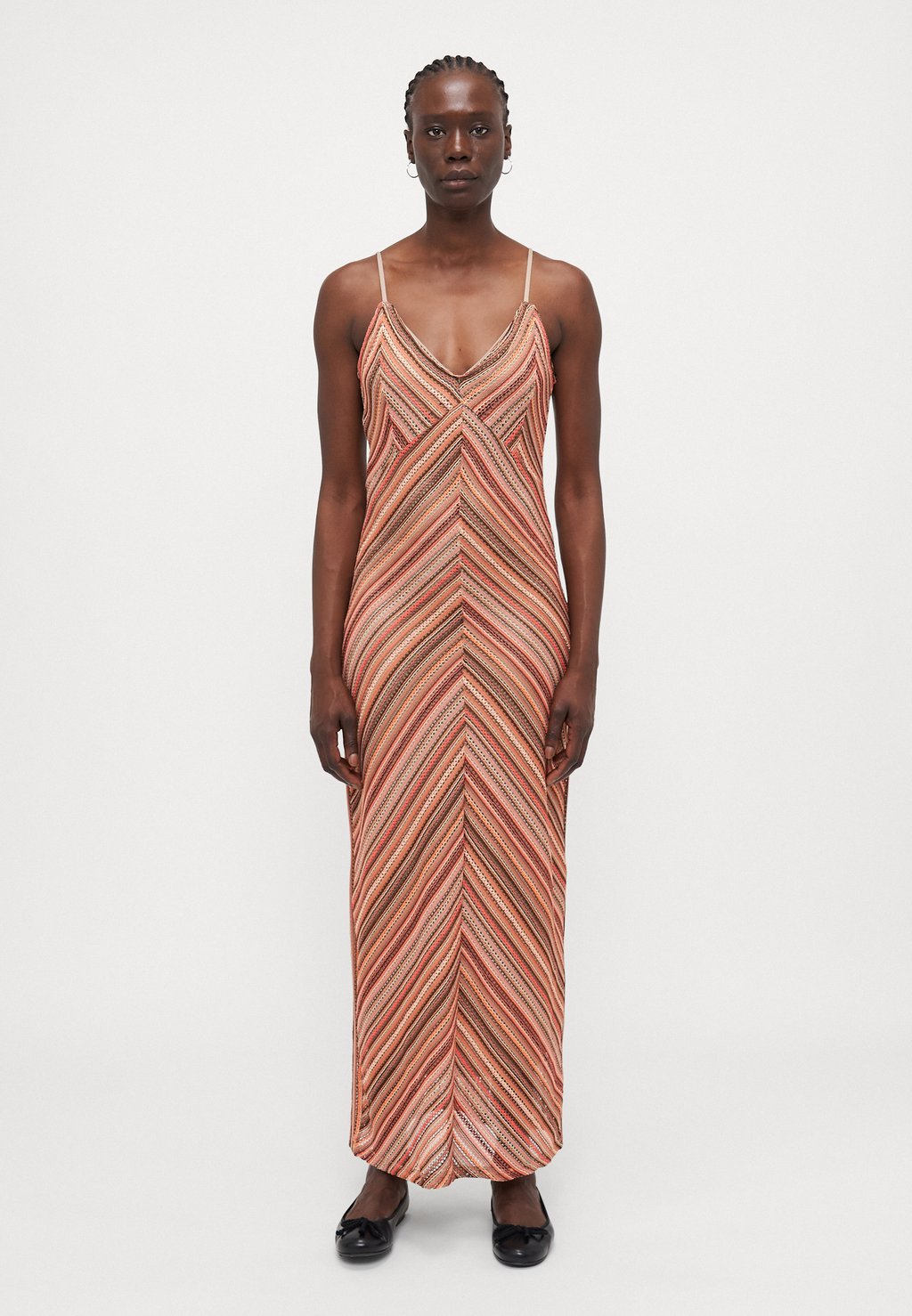 

Длинное платье VMDEMI STRIPE SINGLET DRESS Vero Moda Tall, фуксия