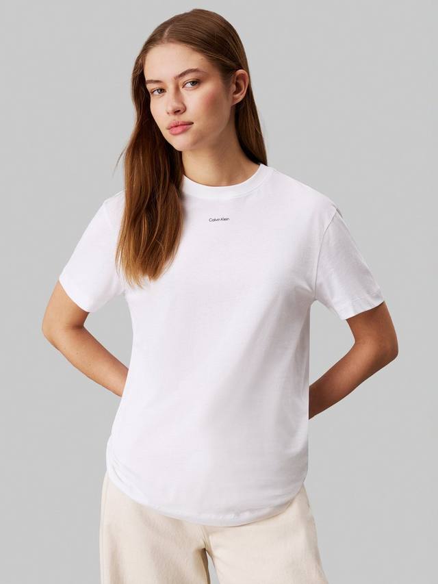 

Футболка из хлопчатобумажного джерси nano regular fit Calvin Klein, цвет Bright White