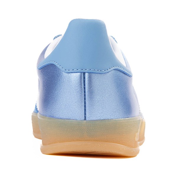 Кроссовки Womens adidas Gazelle Indoor Athletic Shoe, цвет Metallic Blue/White/Gum — фото 4