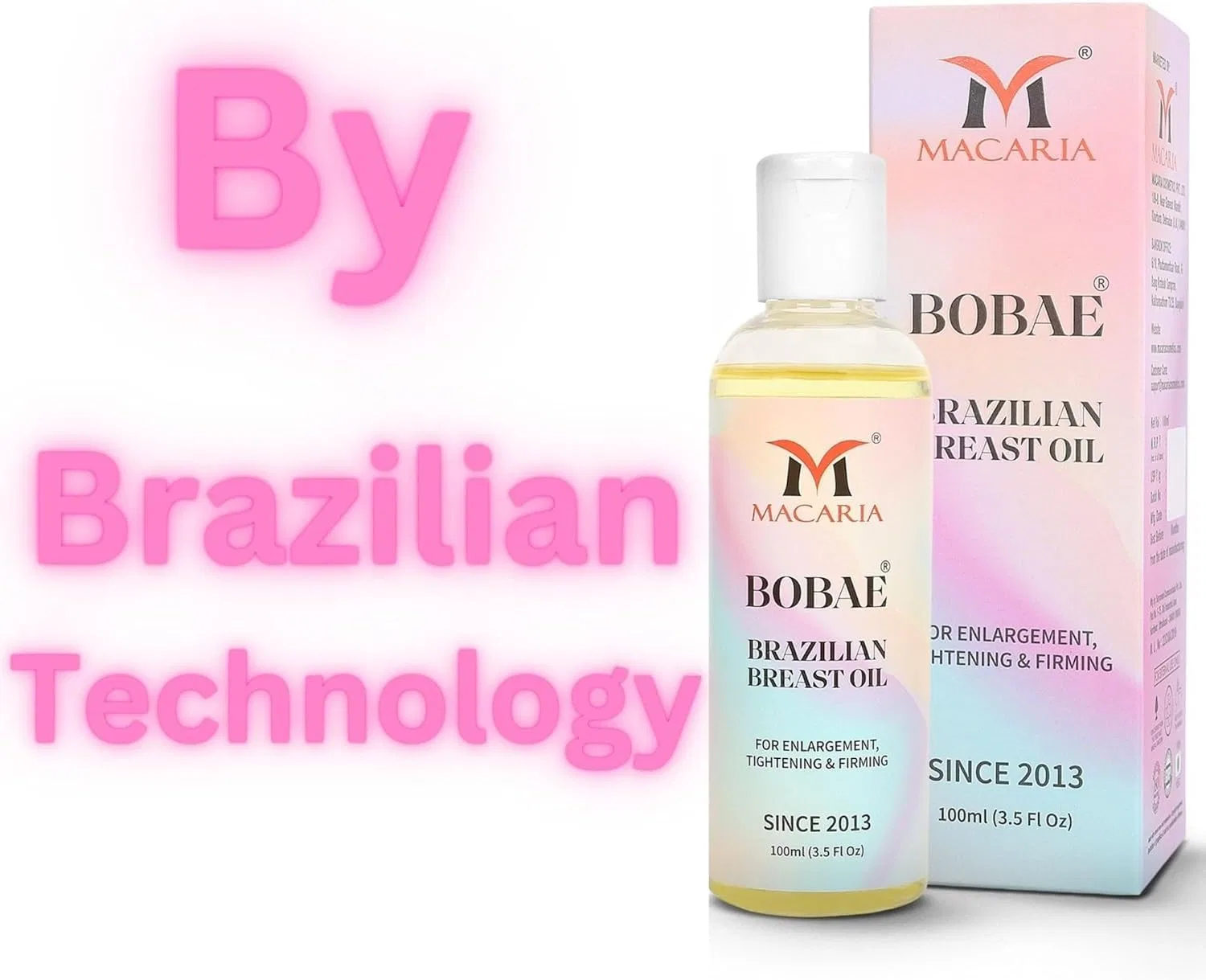 Масло для груди Bobae Firming Bust Oil Macaria 100 мл — фото 2