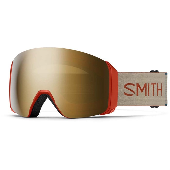 

Очки 4D mag xl Smith, Rust/Chromapop Sun Black Gold Mirror+Chromapop Storm Blue Sensor Mirror