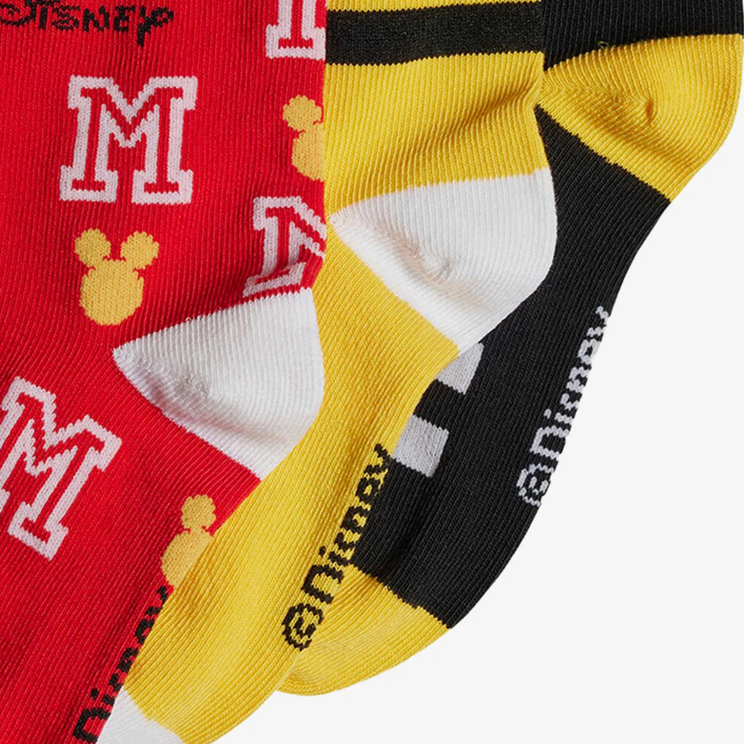 Носки детские набор 3 пары Adidas Disney черные — фото 4
