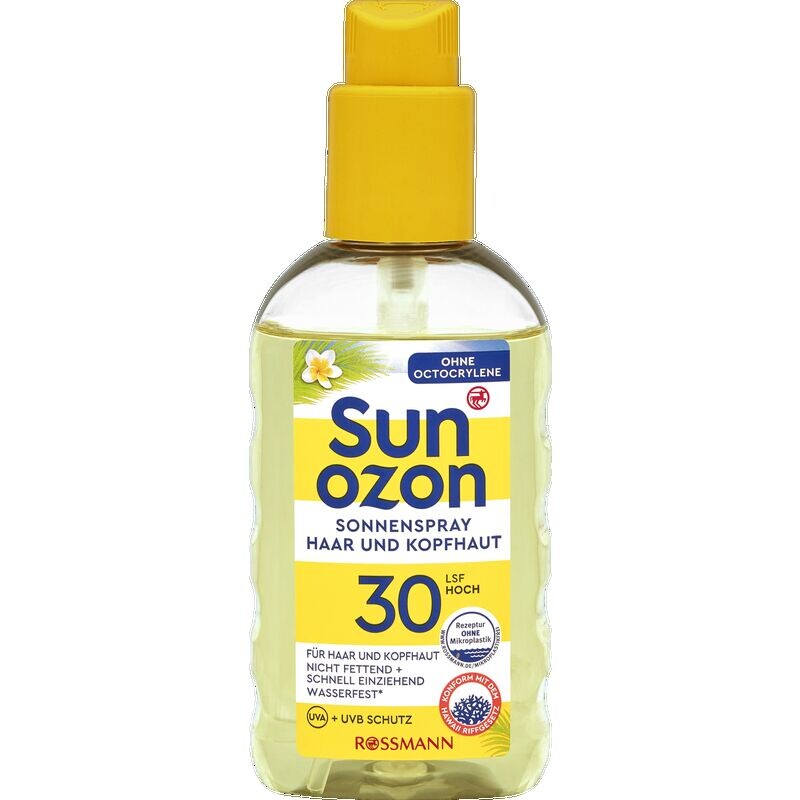 

Солнцезащитный спрей для волос и кожи головы SPF 30 sunozon, 200 ml