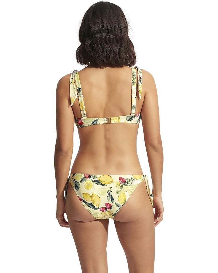 

Бралетт Seafolly Eco Lemoncello Wrap Front Bralette, цвет Lemoncello