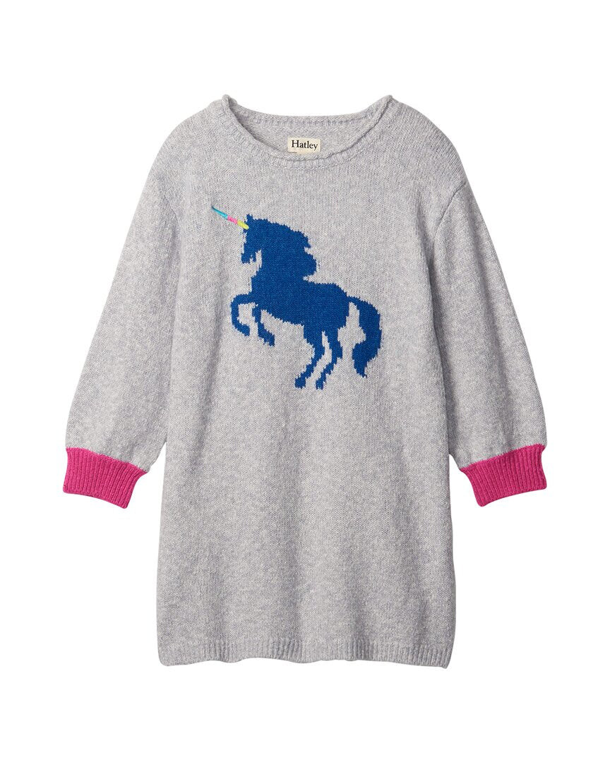 

Легкое платье-свитер Hatley Unicorn, серый