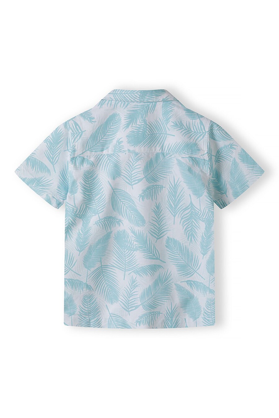 Рубашка на пуговицах классического кроя MINOTI, цвет Cyan blue/Dusty blue — фото 2
