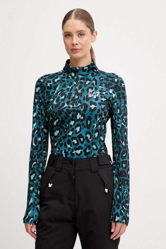 

Спортивная толстовка Ea7 Emporio Armani, бирюзовый