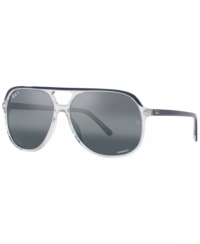 

Унисекс поляризованные солнцезащитные очки, RB2198 BILL Chromance Ray-Ban, синий