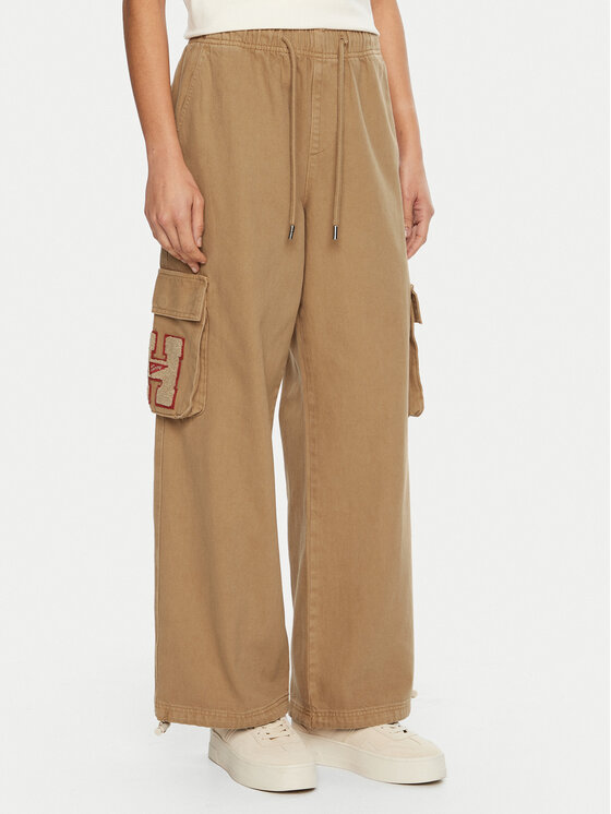 

Брюки свободного покроя DW0DW20531 Tommy Jeans, бежевый
