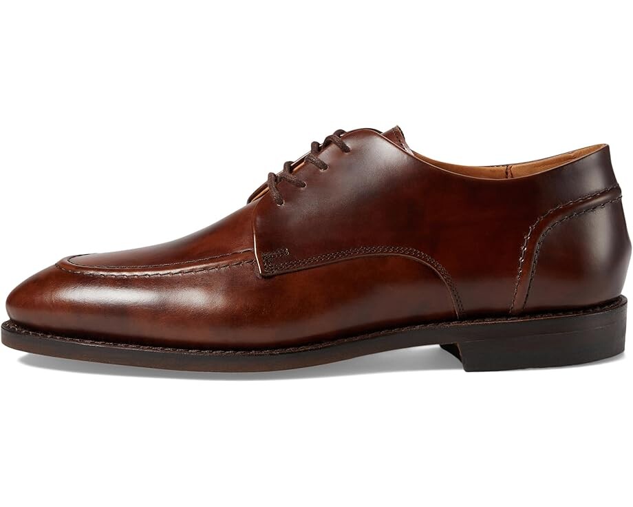 Оксфорды Allen Edmonds Raymond Apron-toe Derby, цвет Brown Museum Leather — фото 4