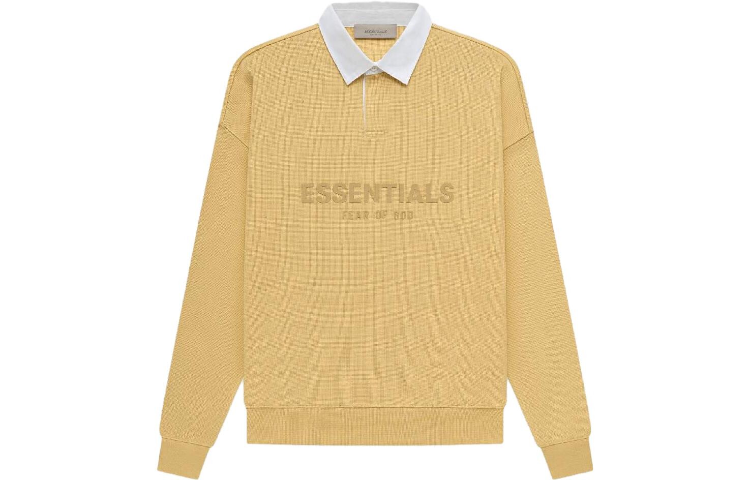 

SS23 Рубашка поло мужская светло-желтая Fear Of God Essentials, светло-желтый