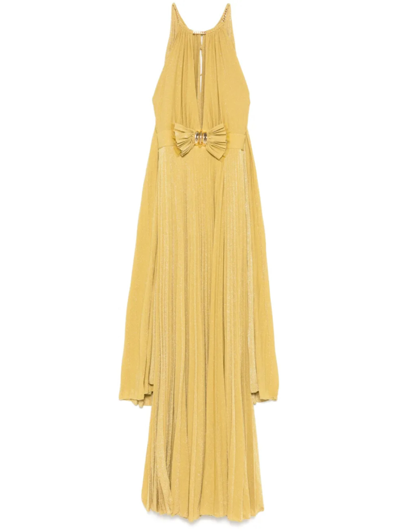 

Elisabetta Franchi платье макси из джерси, золотой