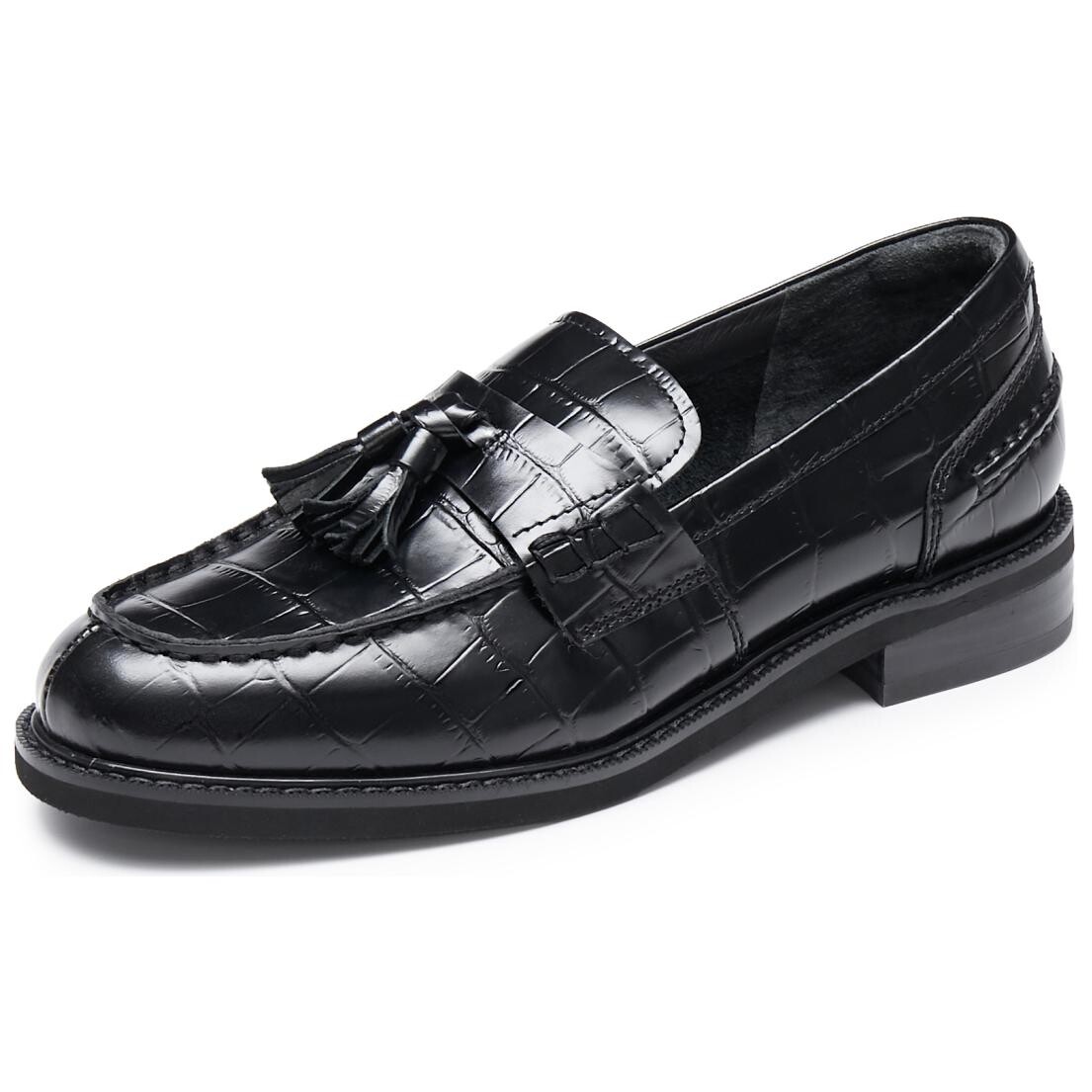 Лоферы женские Truffle Black Staccato — фото 3