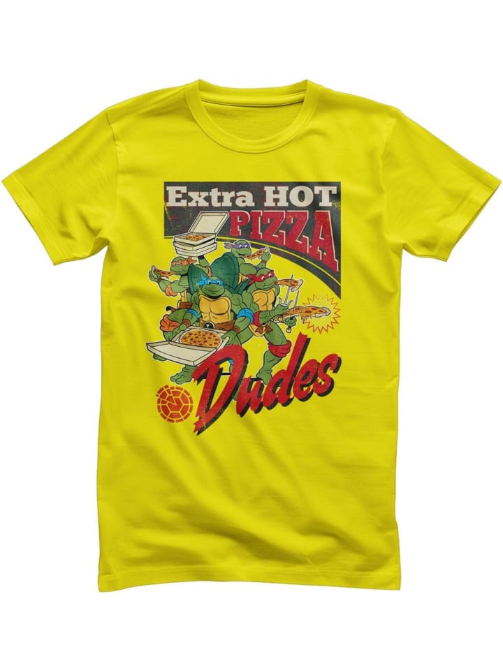 

Teenage Mutant Ninja Turtles Футболка "Extra Hot Pizza Dudes T-Shirt" желтого цвета, Желтый, Teenage Mutant Ninja Turtles Футболка "Extra Hot Pizza Dudes T-Shirt" желтого цвета