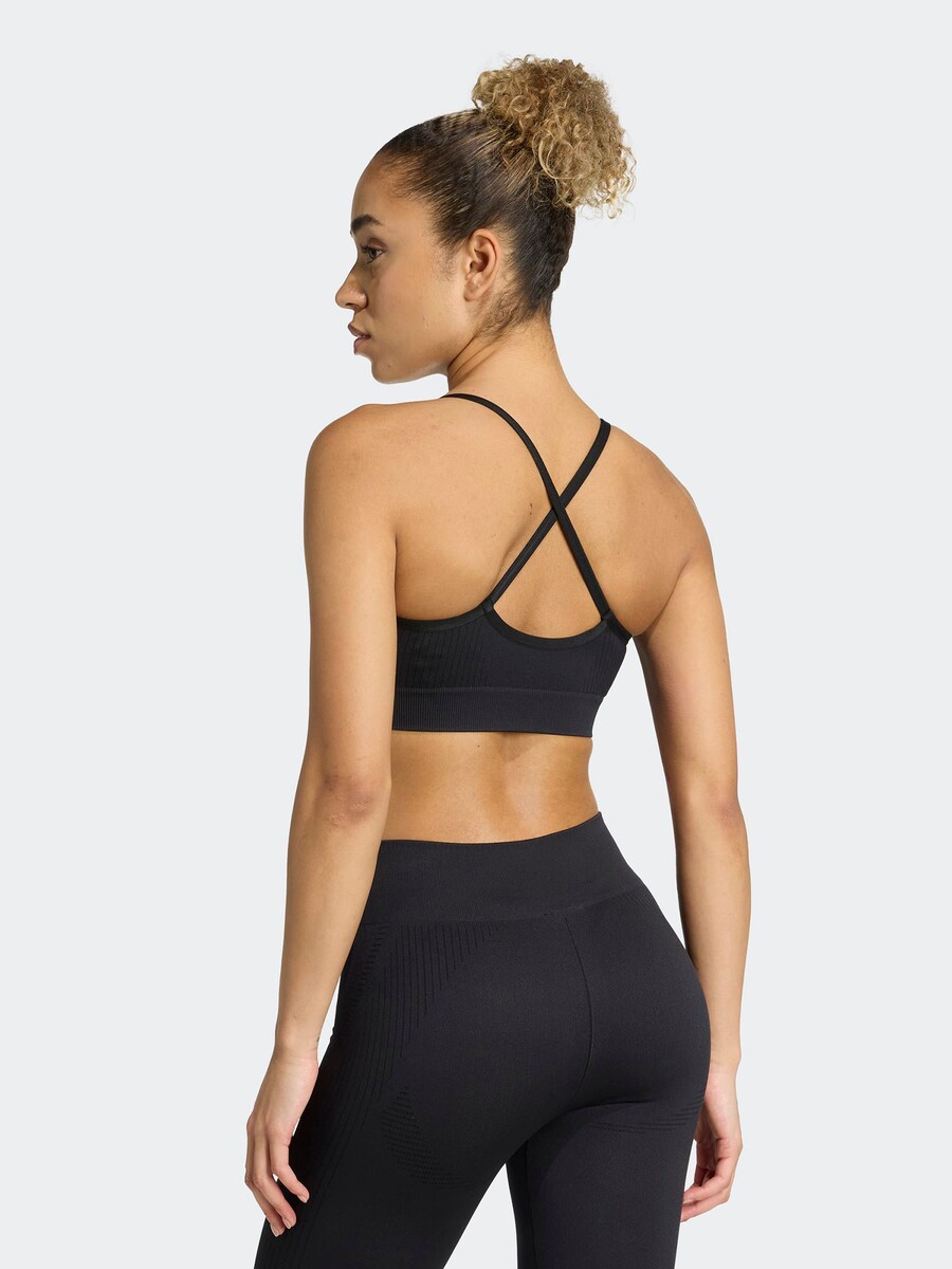 Спортивный бюстгальтер-бралетт ADIDAS PERFORMANCE, черный — фото 3