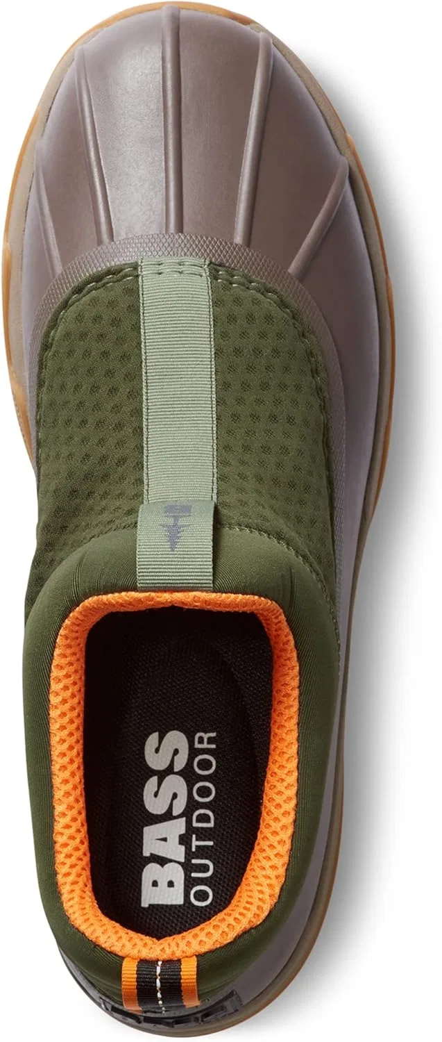 Мужские слипоны BASS OUTDOOR Field Duck Slipo Rain Shoe, Deep Lchn Gn — фото 4