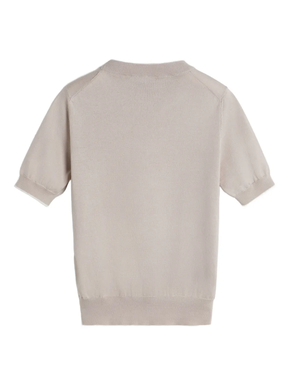Фактурная футболка Brunello Cucinelli Kids, коричневый — фото 2