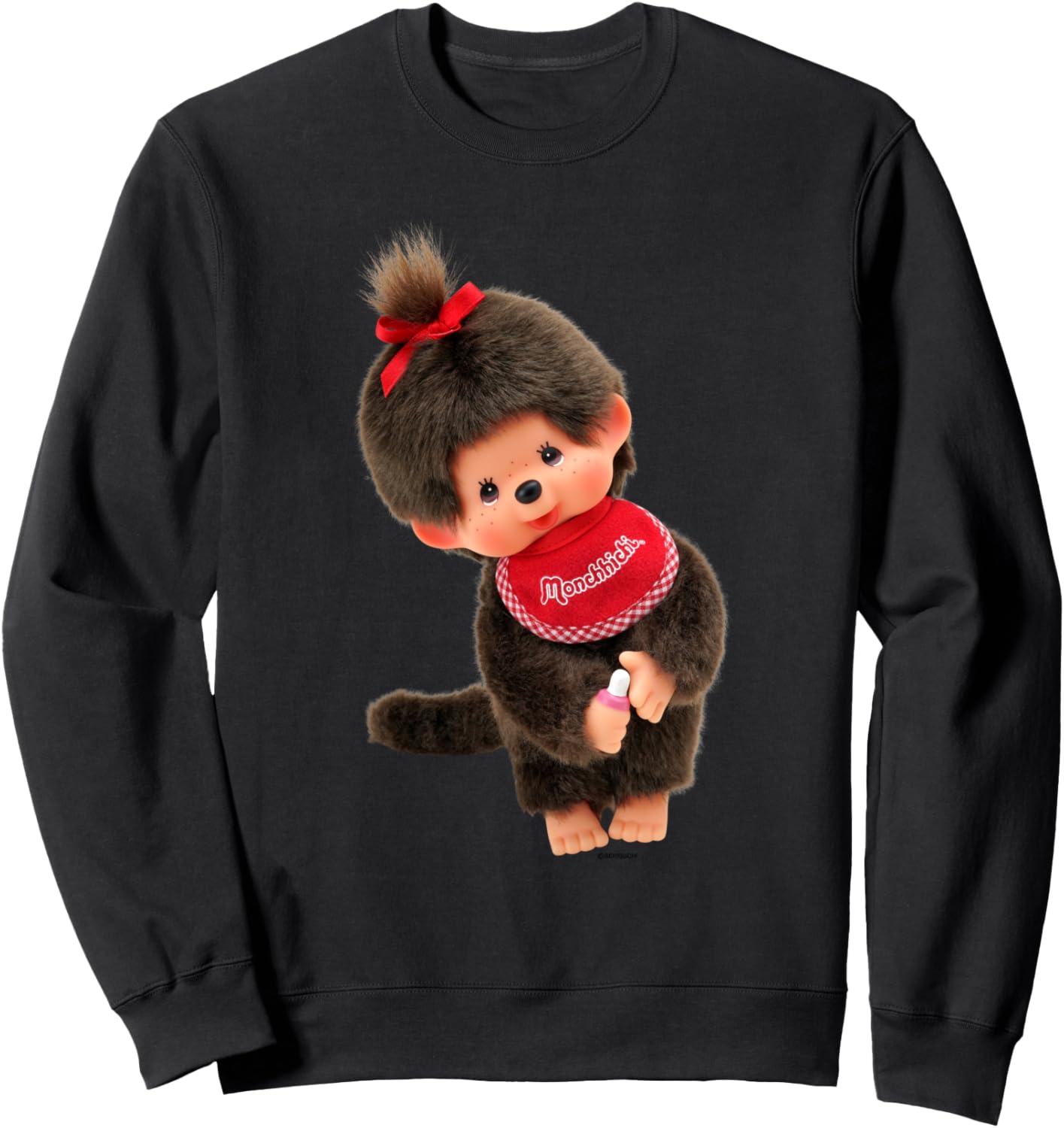 

Толстовка с графическим принтом Monchitch Monchhichi, черный