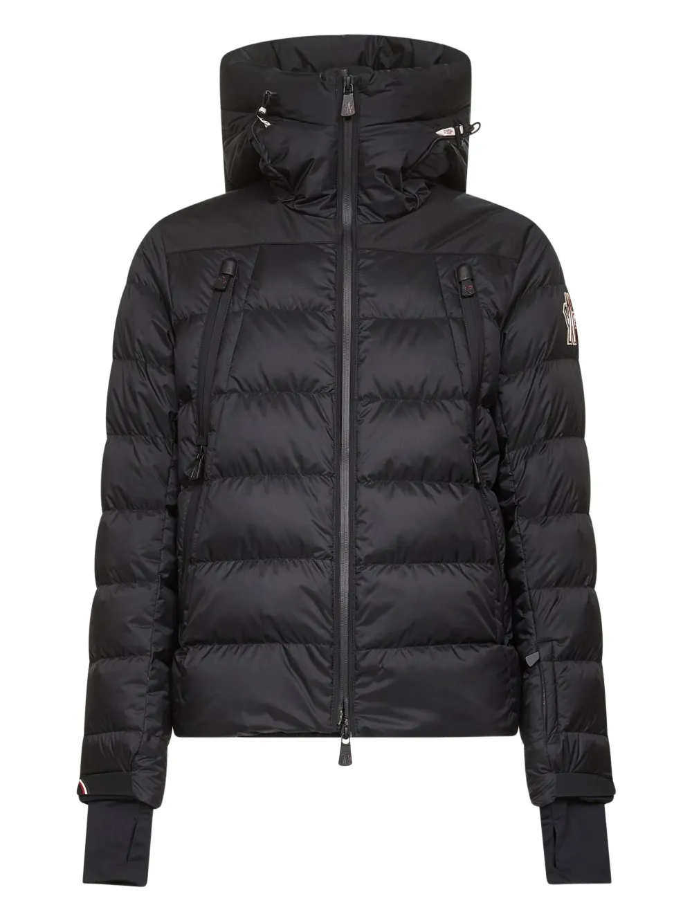 

Стеганая куртка с капюшоном Moncler Grenoble, черный
