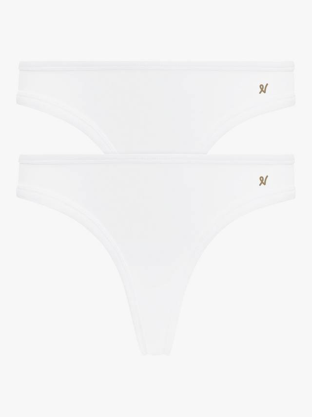 

Органический хлопковый стринг Nudea, Pack of 2, White