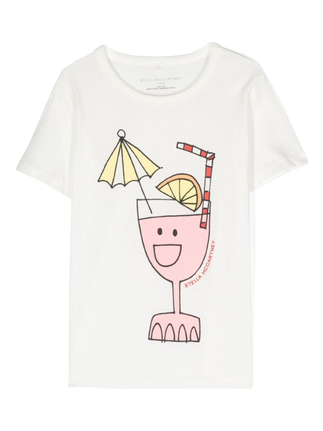 

Stella McCartney Kids футболка с логотипом, белый