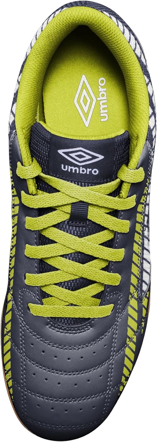 Мужские кроссовки для футзала Umbro Sala Z5, белый/синий/зеленый/темно-синий — фото 4