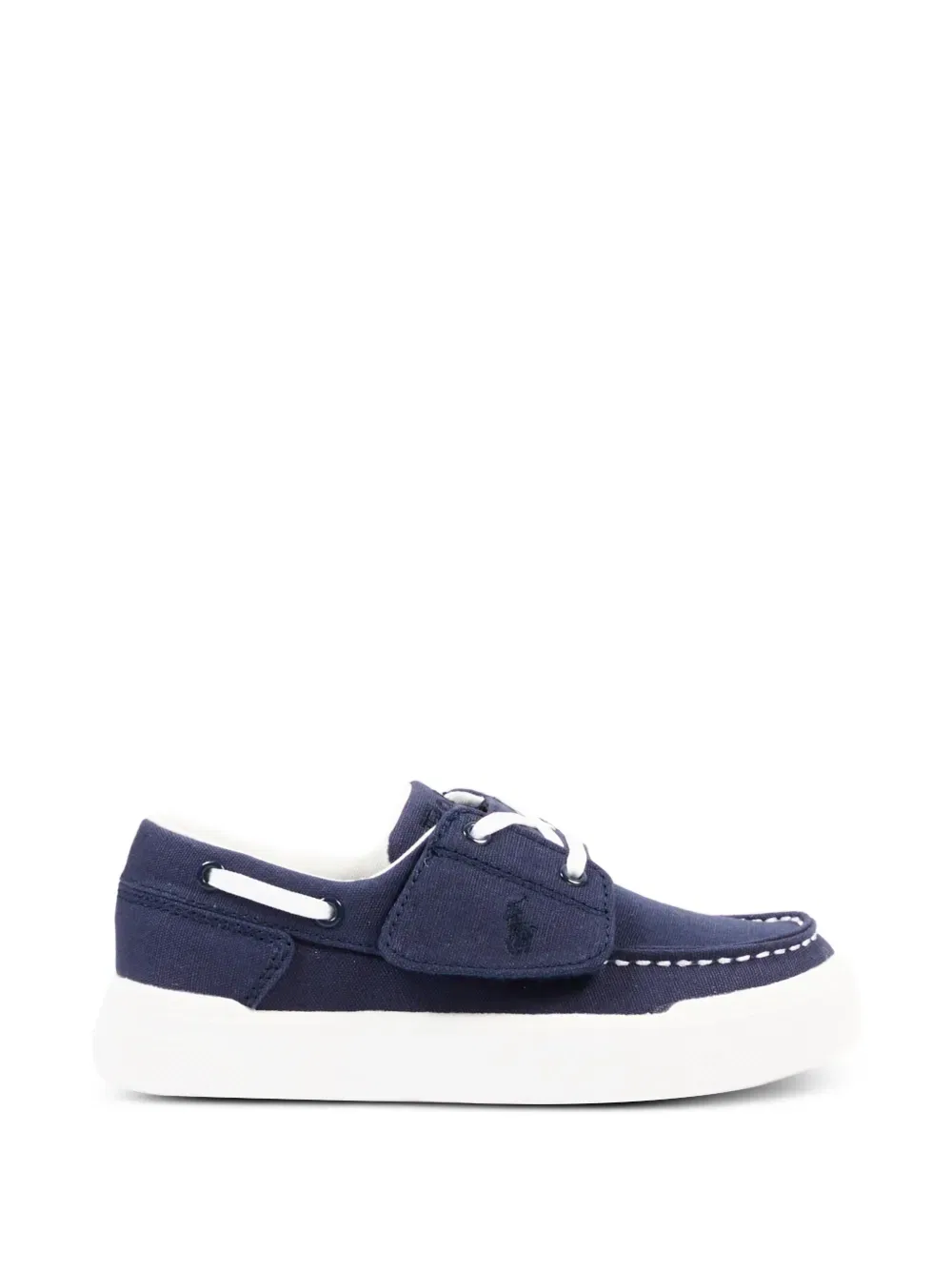 Мокасины с детальной отделкой галстука Polo Ralph Lauren Kids, синий — фото 2