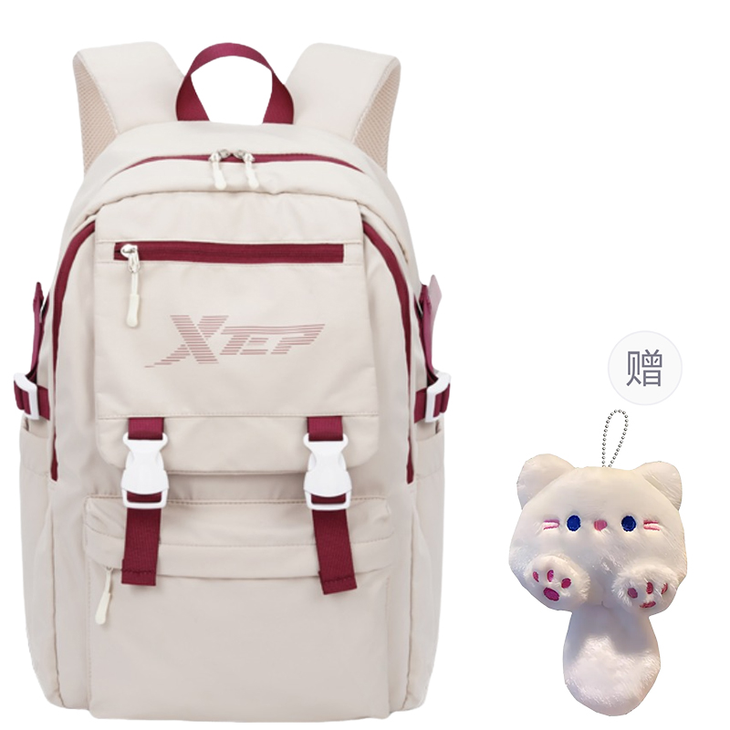 

XTEP Тканевый рюкзак Regular Unisex белый, Red White[Exclusive Pendant]