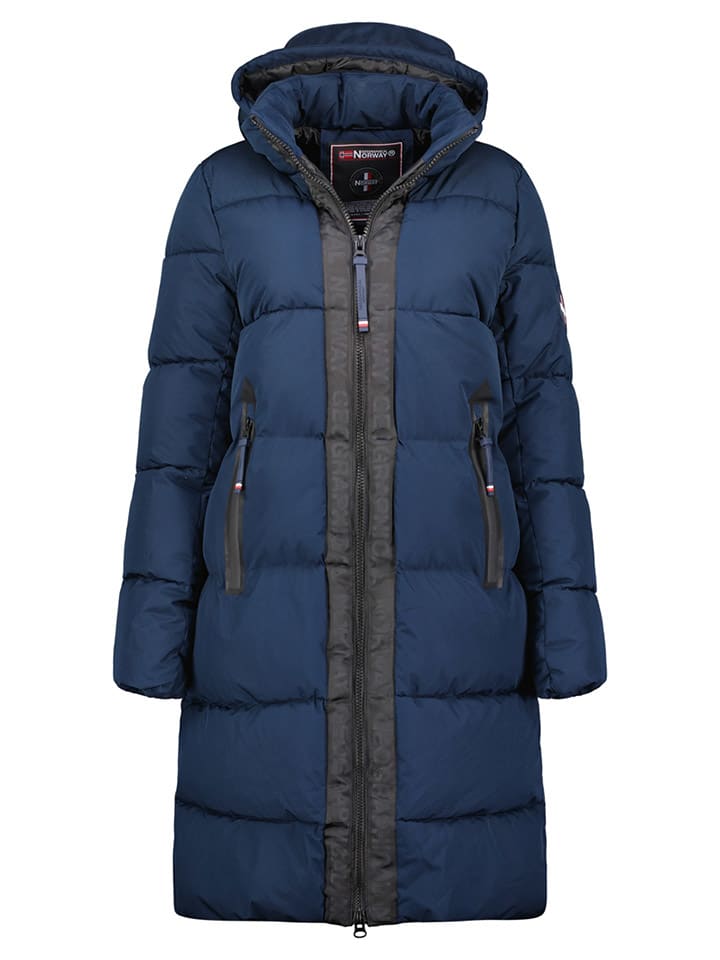 

Пуховик Geographical Norway Wintermantel Bluma, темно-синий