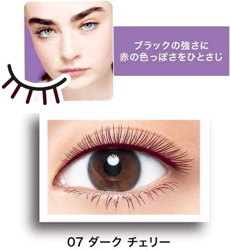Тушь для ресниц Maybelline Snapscara, смываемая горячей водой, цвет темно-вишневый — фото 3